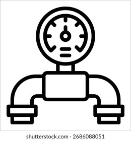 Elemento de icono de manómetro para diseño