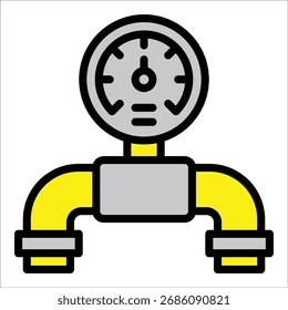 Elemento de icono de manómetro para diseño