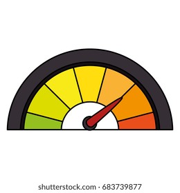 pressure gauge isolated icon