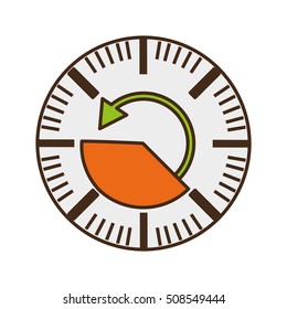 pressure gauge isolated icon vector illustration design