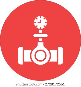 Ilustración de diseño de icono de Vector de manómetro