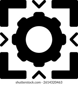 pressure glyph icon illustration vector