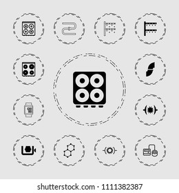 Pressure icon. collection of 13 pressure filled and outline icons such as cooker, irrigation system, vice clamp, pipe. editable pressure icons for web and mobile.