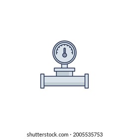 Drucksymbol einzeln auf weißem Hintergrund