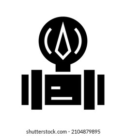 Pressure icon isolated on white background