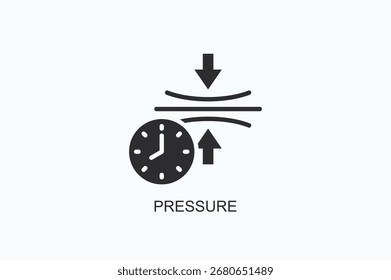 Pressure Icon Or Logo Isolated Vector Illustration