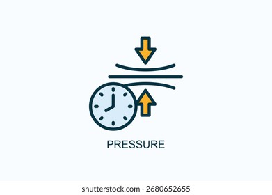 Pressure Icon Or Logo Isolated Vector Illustration