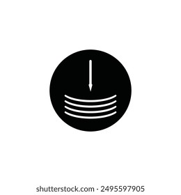 Pressure icon vector illustration logo design