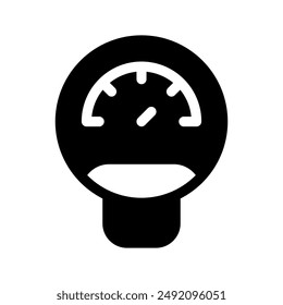 Ilustración de diseño de símbolo de Vector de presión