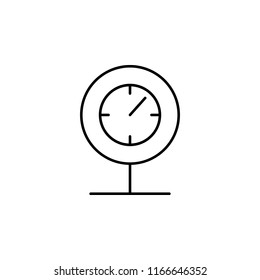 pressure indicator icon. Element of car workshop icon for mobile concept and web apps. Thin line pressure indicator icon can be used for web and mobile