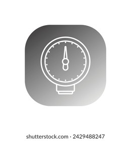 pressure indicator icon vector template illustration logo design