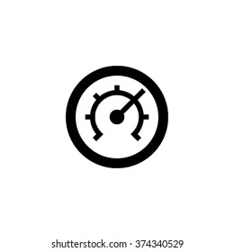 Pressure isolated minimal single flat linear icon for application and info-graphic. Technology line vector icon for websites and mobile minimalistic flat design.