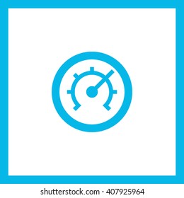 Pressure isolated minimal single flat linear icon for application and info-graphic. Technology line vector icon for websites and mobile minimalistic flat design.