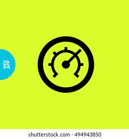 Pressure isolated minimal single flat linear icon for application and info-graphic. Technology line vector icon for websites and mobile minimalistic flat design.