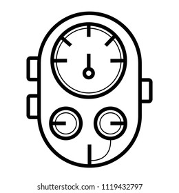 Pressure meter icon