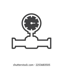 Pressure Meter Icon - Pressure Valve Icon