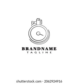 pressure meter logo icon design template modern vector illustration