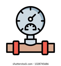 pressure   pipeline   meter  