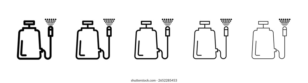 Pressure sprayer icon filled flat sign concept for web design.
