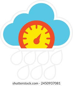 Pressure vector icon. Can be used for printing, mobile and web applications.
