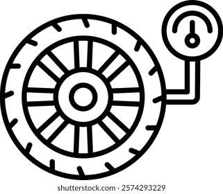 Pressure vector icon. Can be used for printing, mobile and web applications.