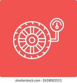 Icono de Vector de presión. Se puede utilizar para aplicaciones de impresión, móviles y de Web.