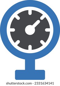 pressure Vector illustration on a transparent background. Premium quality symbols. Gyliph vector icon for concept and graphic design.
