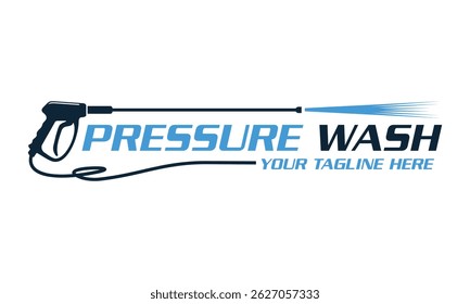 ilustração do modelo do vetor do projeto do logotipo da lavagem de pressão