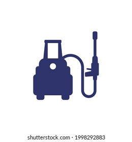 Pressure Washer Icon On White