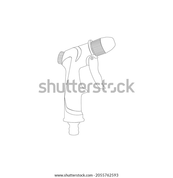 Pressure washing line icon template. Cleaning\
vector design.