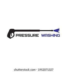 Pressure Washing Logo Design Vector Illustration Stock Vector (Royalty ...