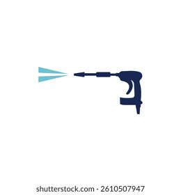 Pressure washing vector logo template design	