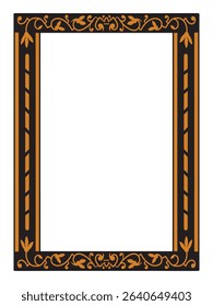 Prestige Minimalist Clean Ornamental Border Decorative Vector
