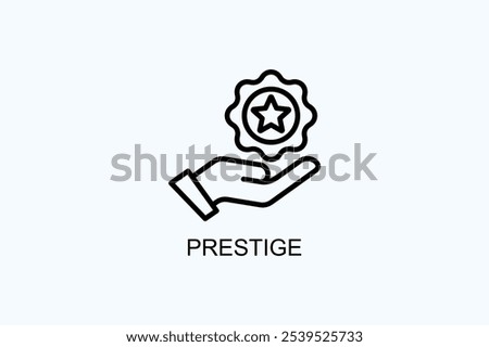 Prestige Vector Or Logo Sign Symbol Illustration