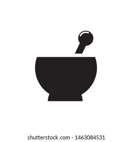 prestle and mortar icon design template. Trendy style, vector eps 10