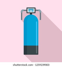 Presure water filter icon. Flat illustration of presure water filter vector icon for web design
