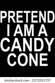 
Pretend I Am A Candy Cone eps cut file for cutting machine