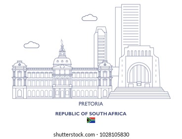 Pretoria Linear City Skyline, South Africa