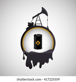 Pretroleum design.  Oil concept, vector illustration