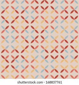 pretty abstract seamless pattern with little flowers
