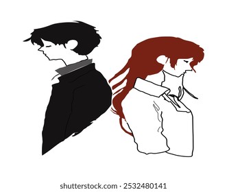 Pretty anime  art by illustration