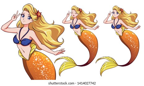 人魚 アニメ の画像 写真素材 ベクター画像 Shutterstock