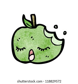 pretty apple cartoon