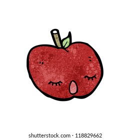 pretty apple cartoon