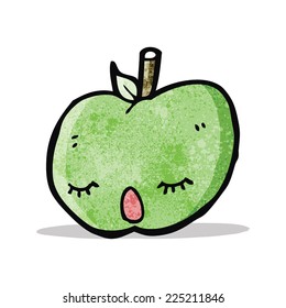 pretty apple cartoon