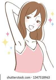 Pretty Armpit woman