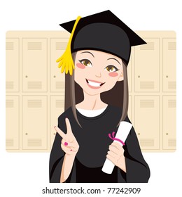 Graduate Cartoon Images Stock Photos Vectors Shutterstock