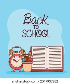 pretty back to school card
