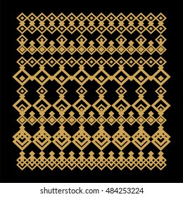 Pretty background imitating golden jewelry black background vector