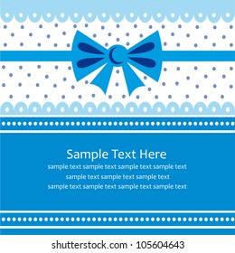 pretty background with ribbon. vector illustration